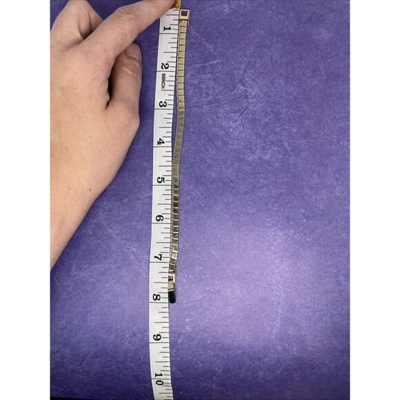 Men’s 8” Gold-Tone Bracelet | Classic Light Gold Link Design - Picture 7 of 7